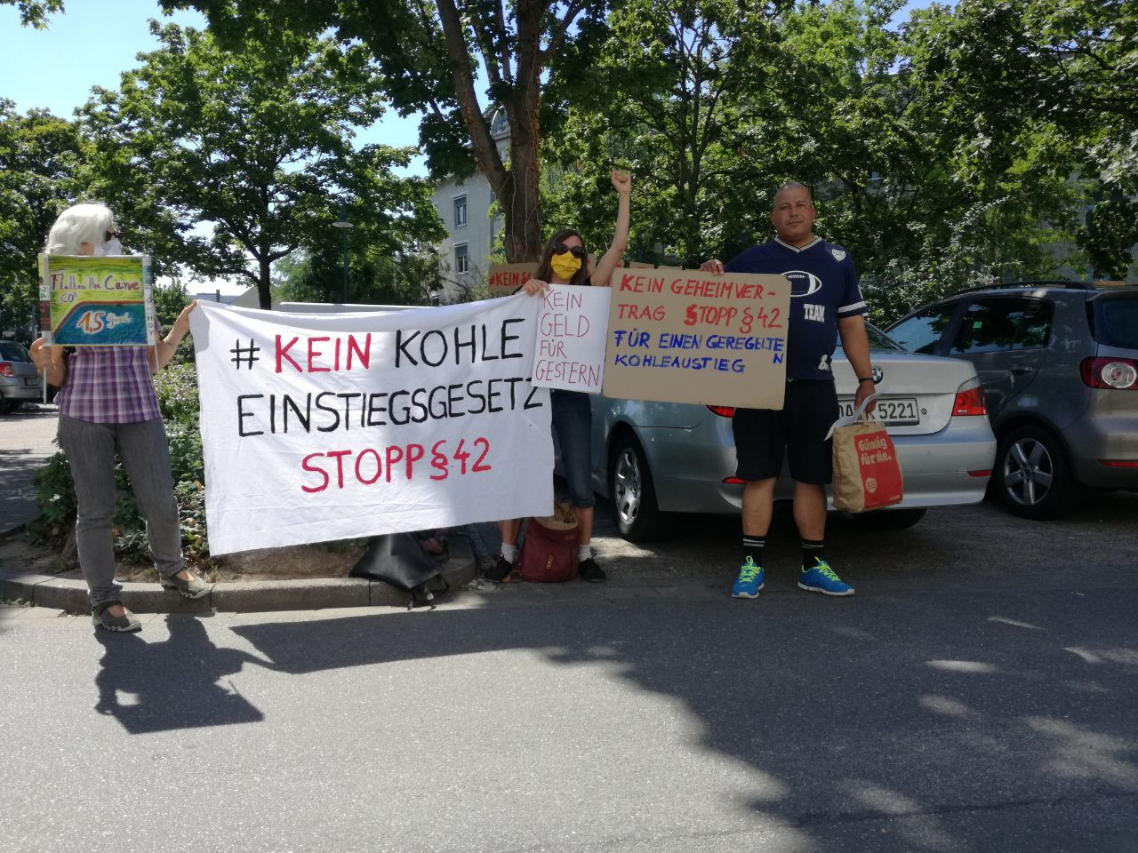 CDU Kohle Protest