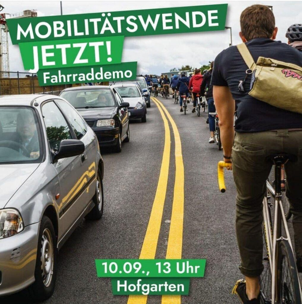 Fahrrad-Demo Plakat