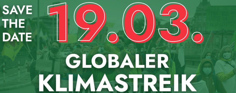 Globaler Klimastreik am 19.03.2021