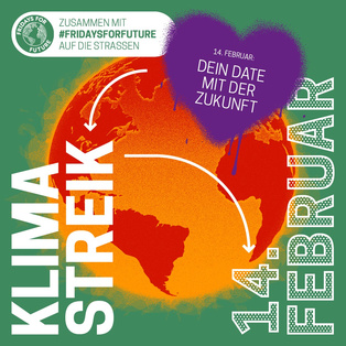 Klimastreik-Plakat