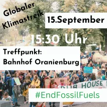 Globaler Klimastreik 15.9.23 in Oranienburg