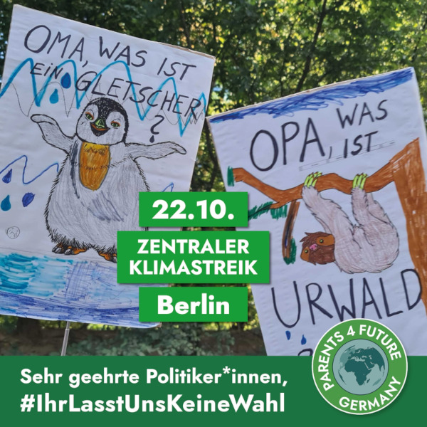 Klimastreik am 22.10 in Berlin