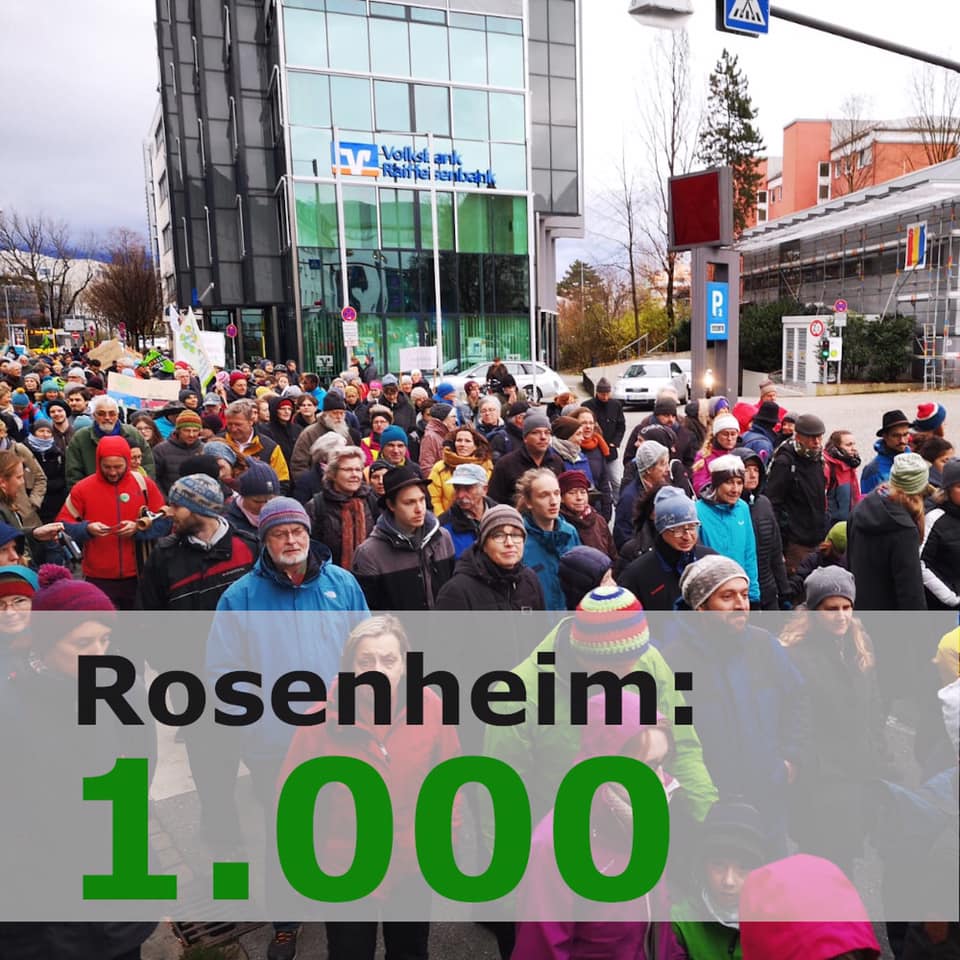 Klimademo Rosenheim 29.11.2019