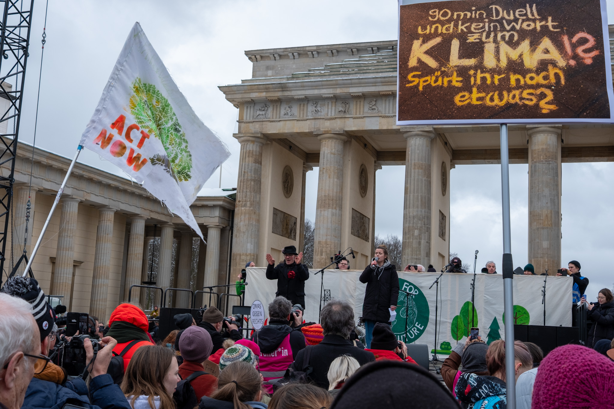 Klimastreik am 14.02.2025 in Berlin