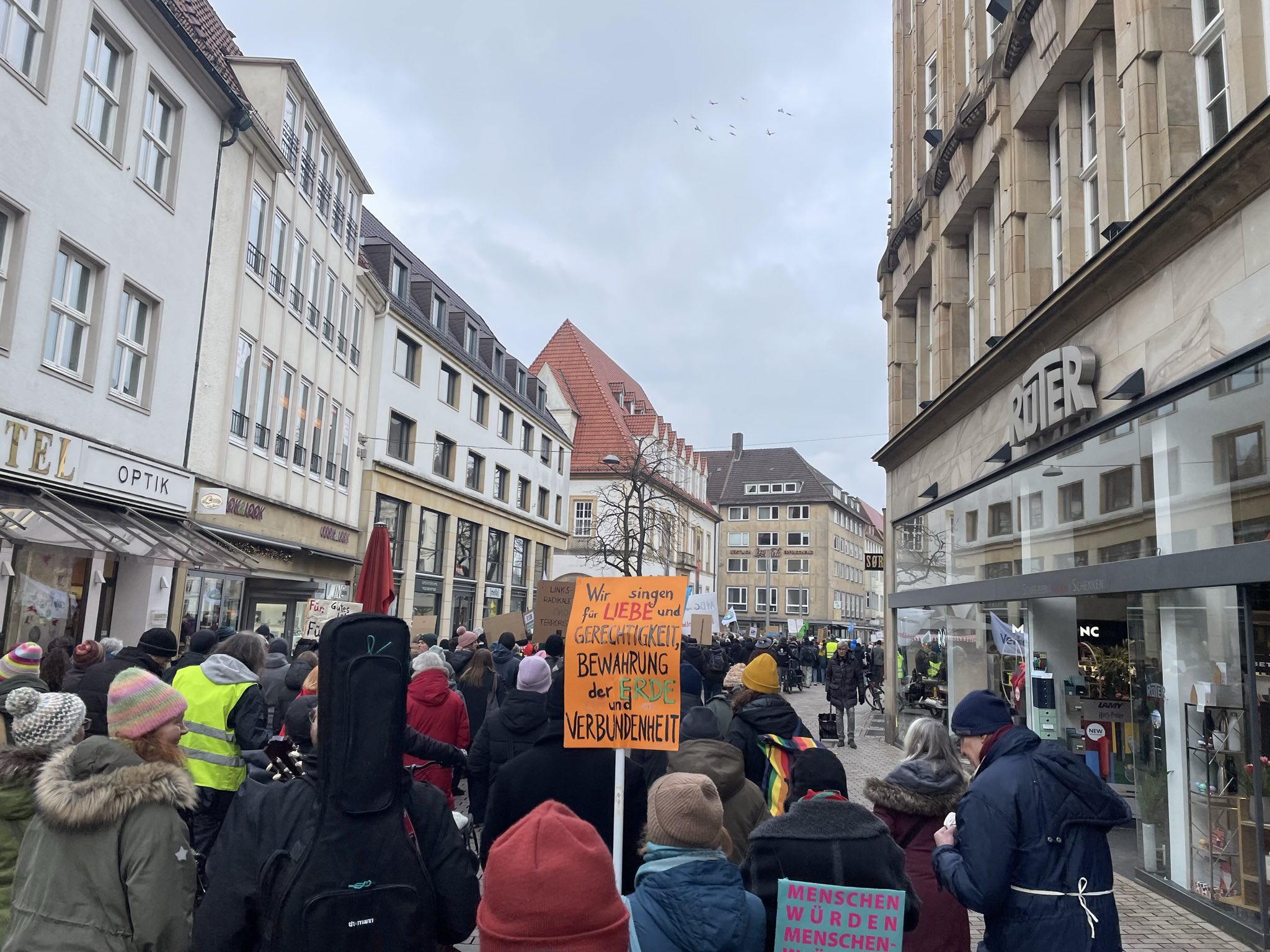 Klimastreik am 14.02.2025 in Bielefeld