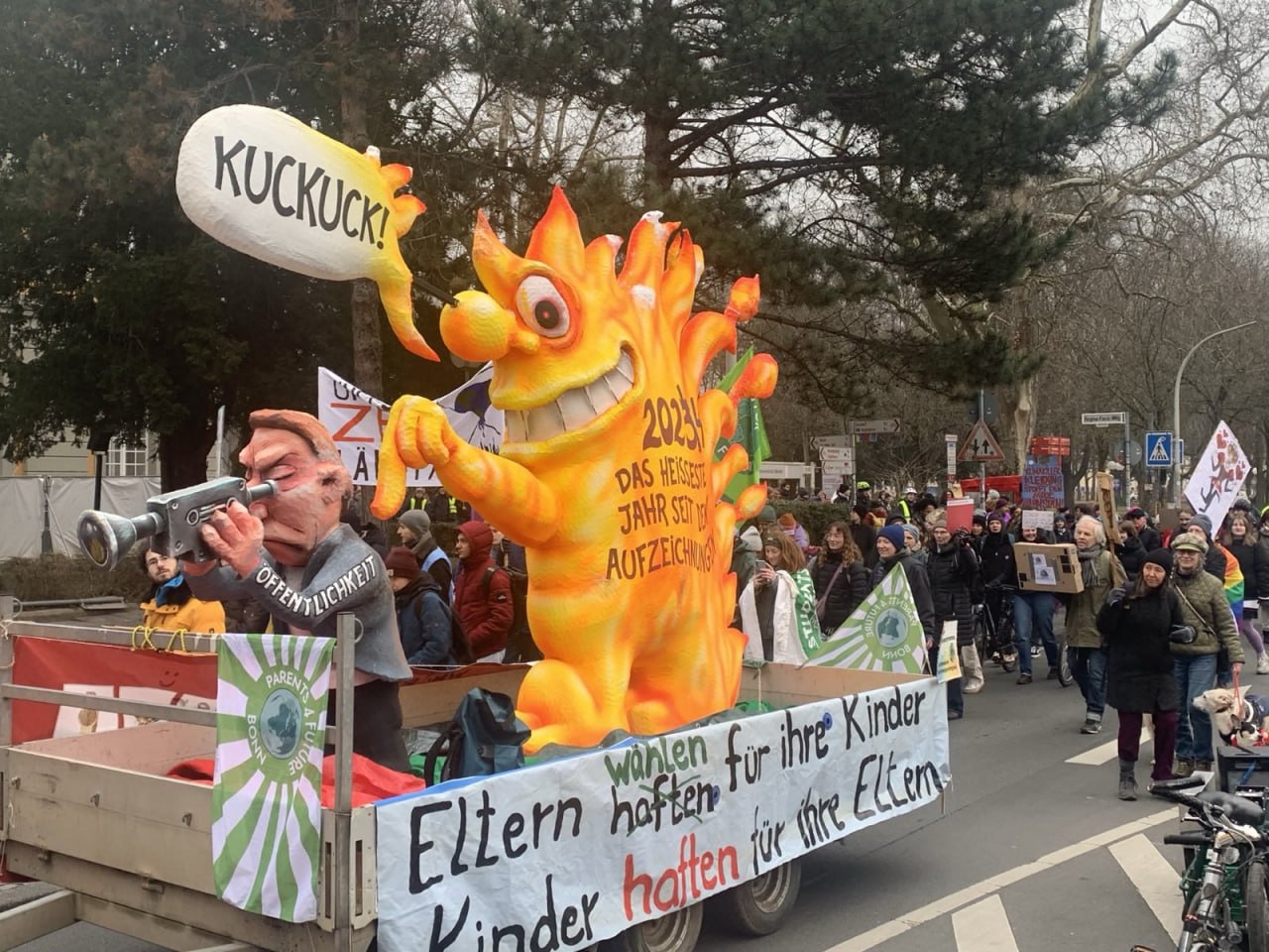 Klimastreik am 14.02.2025 in Bonn