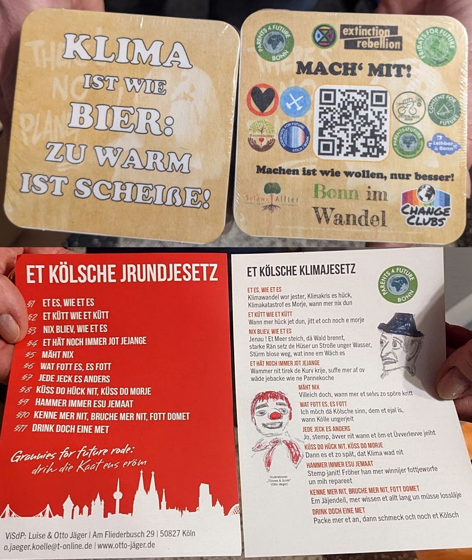 Bierdeckel, Flyer