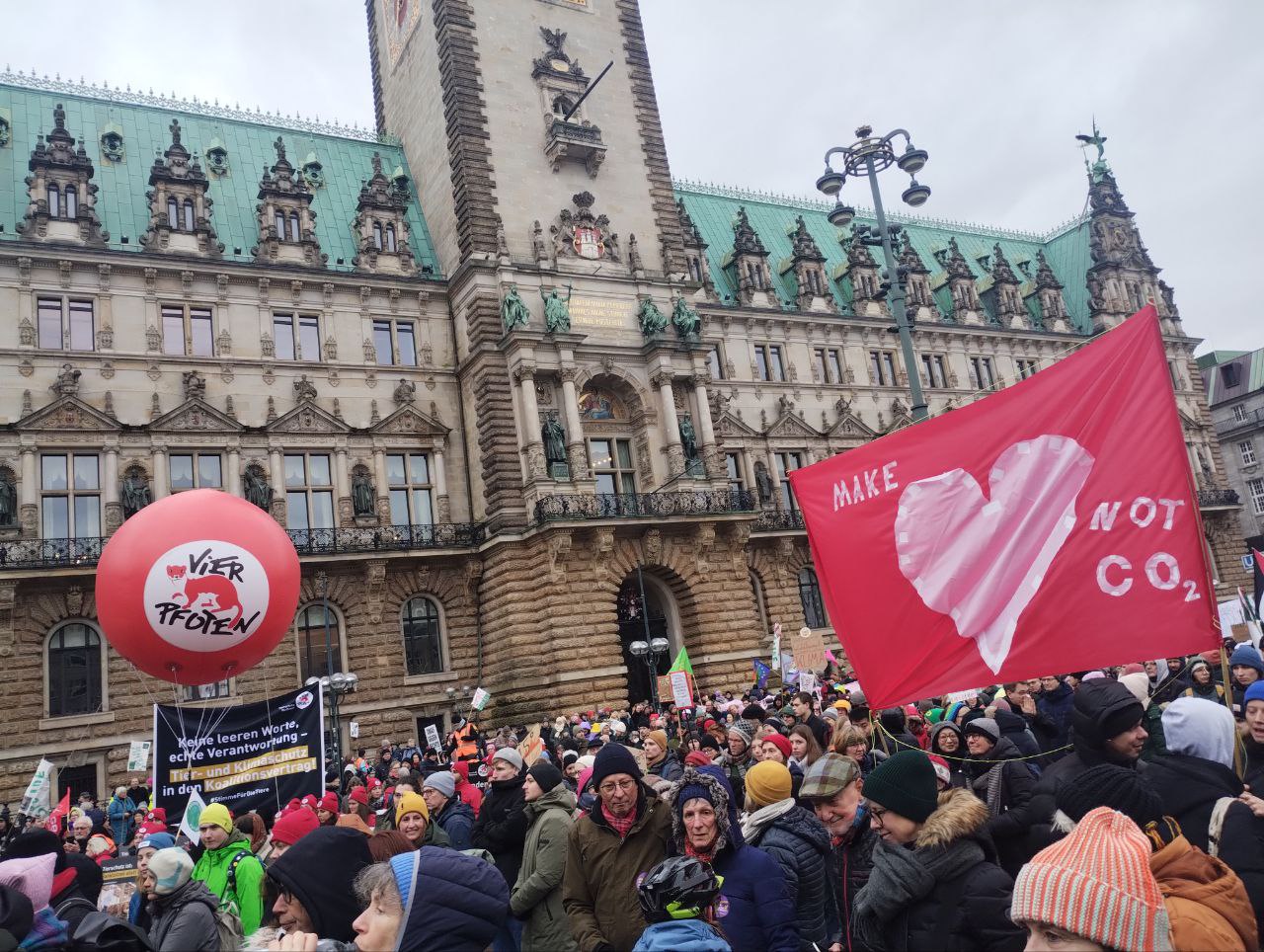 Klimastreik am 14.02.2025 in Hamburg