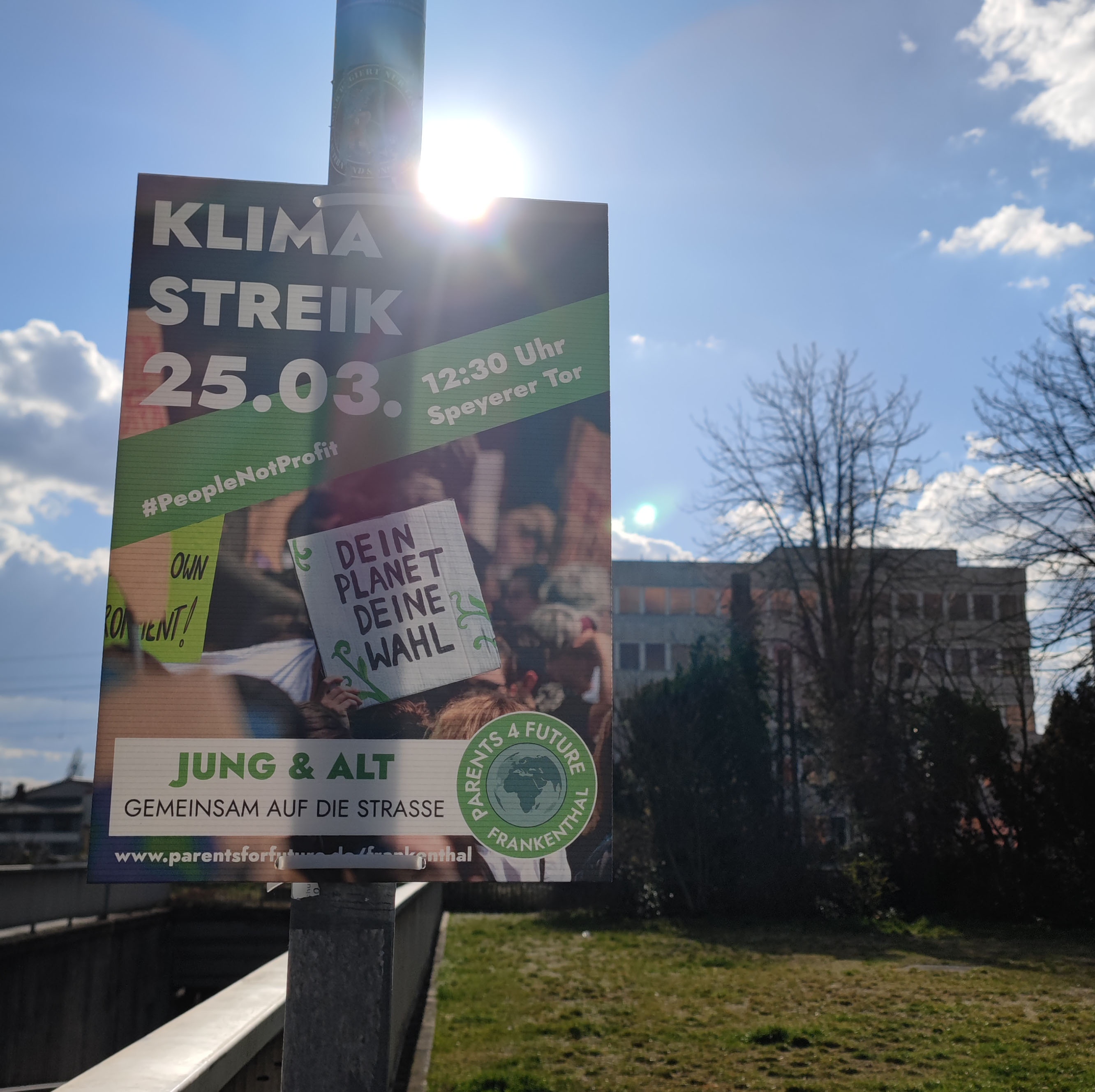 Plakat Klimastreik