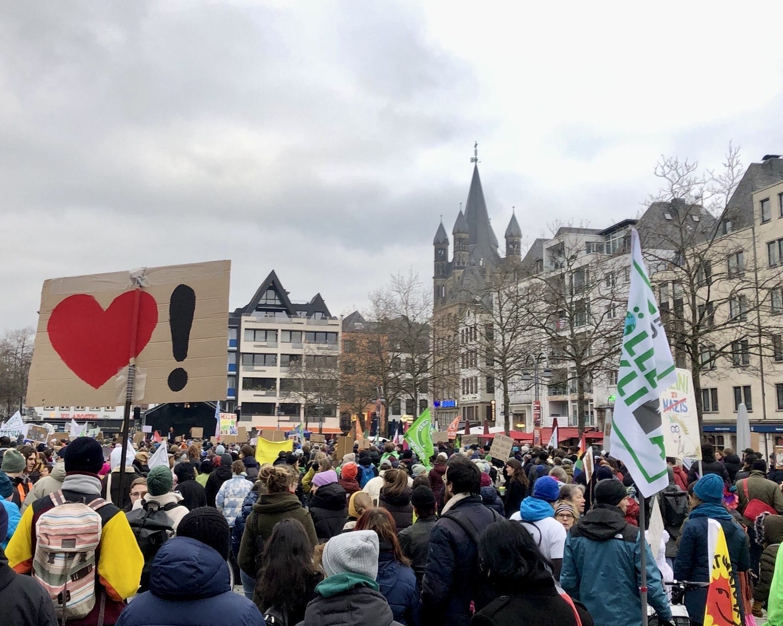 Klimastreik am 14.02.2025 in Köln