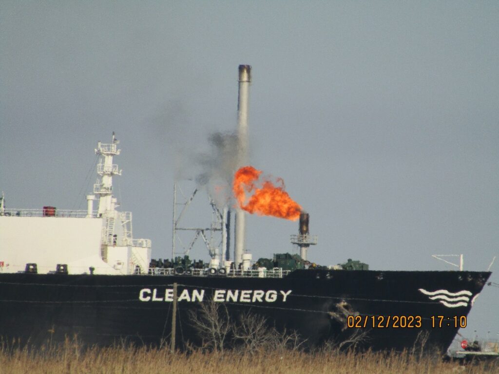 Flaring beim Venture Global Calcasieu Pass Export Terminal - Foto: John Allaire