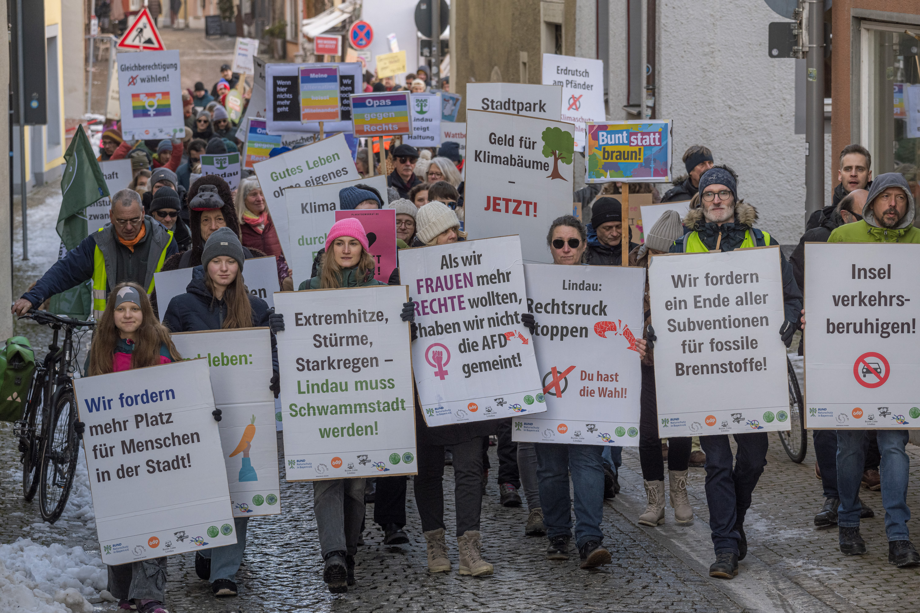 Klimastreik am 14.02.2025 in Lindau