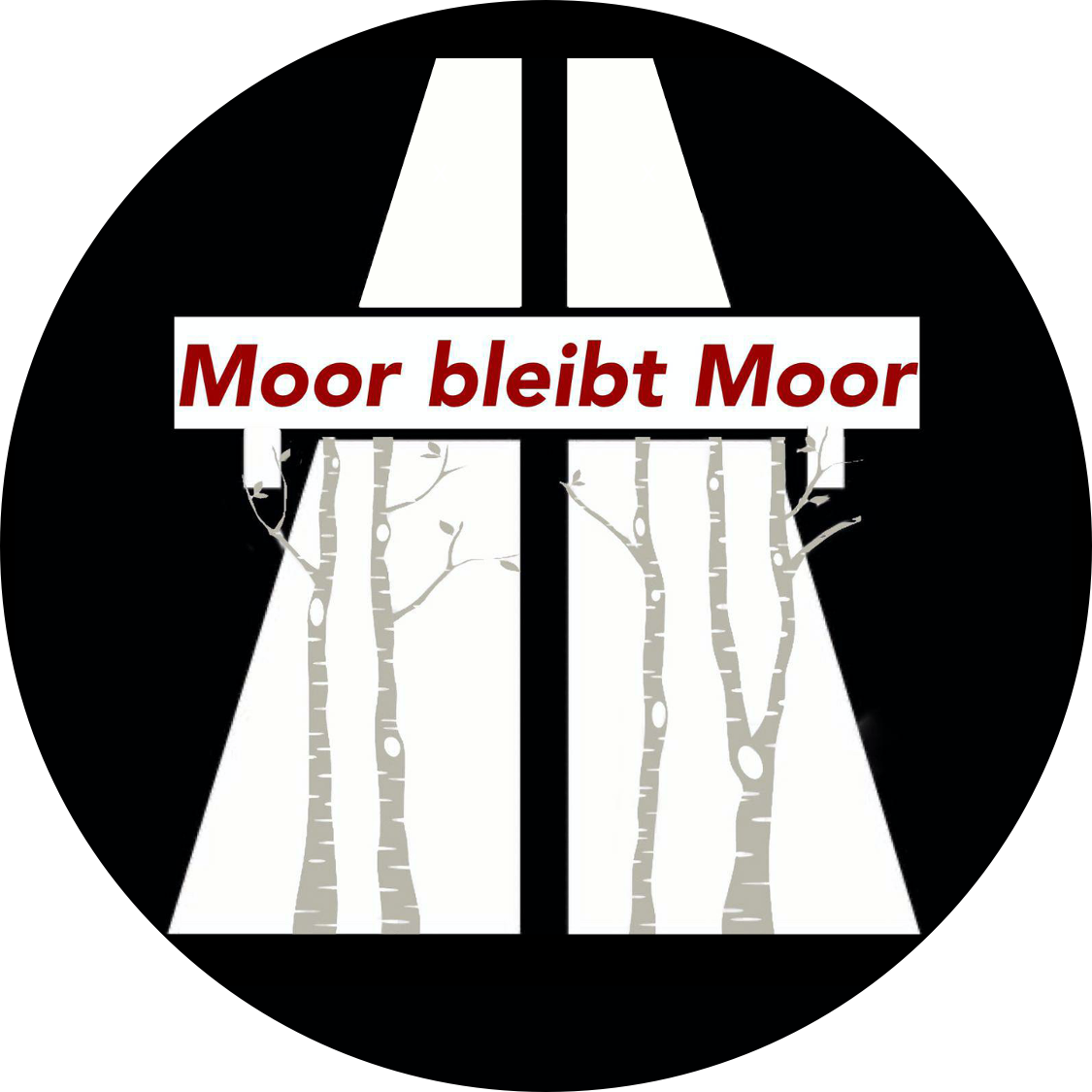 Logo des Bündnisses "Moor bleibt Moor"