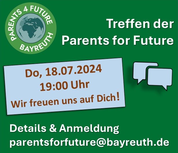 Einladung Treffen P4F Bayreuth