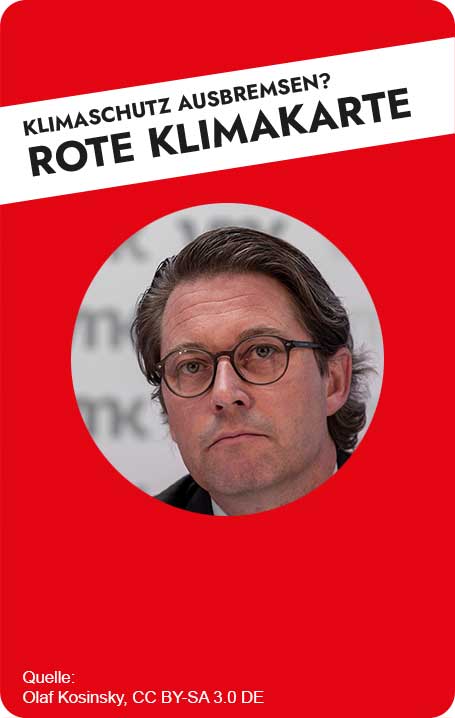 Rote Klimakarte Portrait Andreas Scheuer