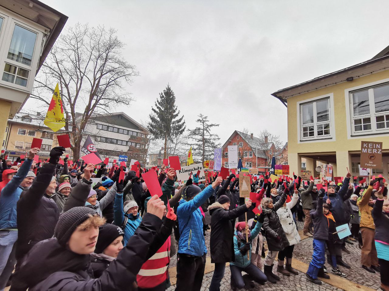 Klimastreik am 14.02.2025 in Sonthofen