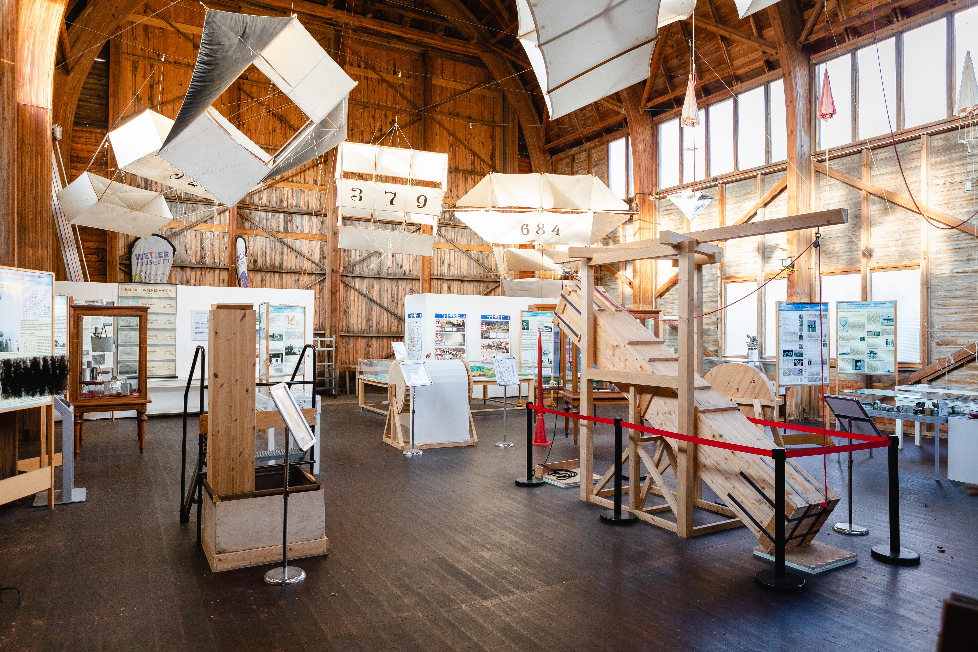 Ballonhalle im Wettermuseum