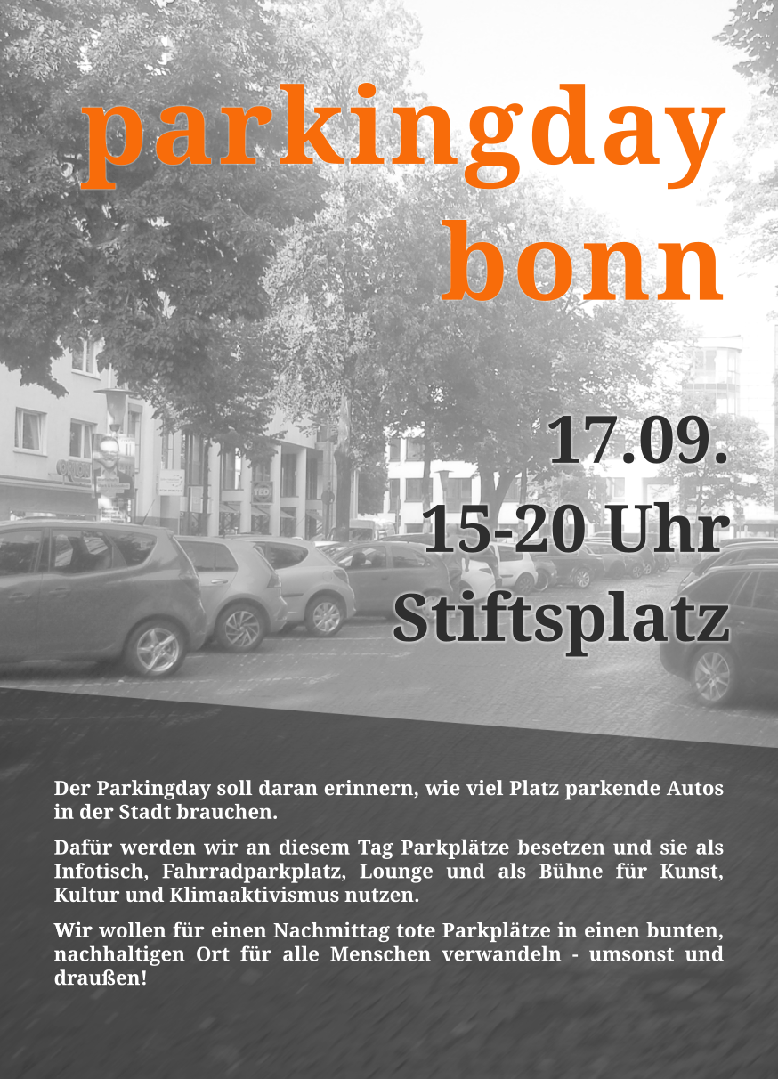 Parking-Day Plakat front