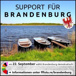 Support für Brandenburg