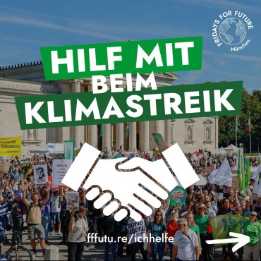 Hilf mit beim Klimastreik