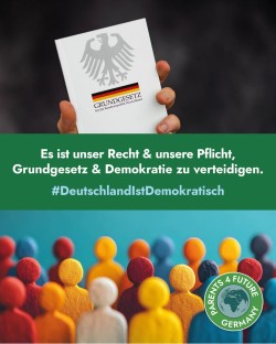 Es ist unser Recht und unsere Pflicht, Grundgesetz und Demokratie zu verteidigen