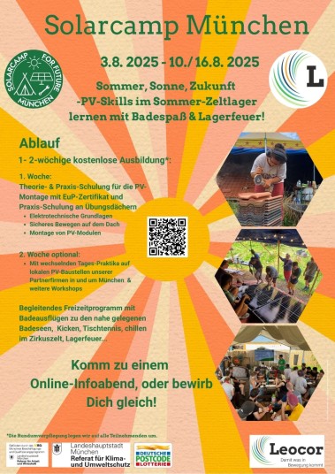 Solarcamp München 2025 im August