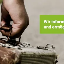 Screenshot von der Homepage des Freiwilligenzentrums Gießen