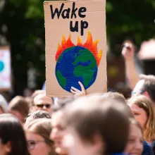 Bild von einer Klimademonstration
